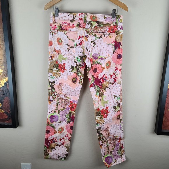 Tory Burch Izzy Floral Jeans - Picture 10 of 12